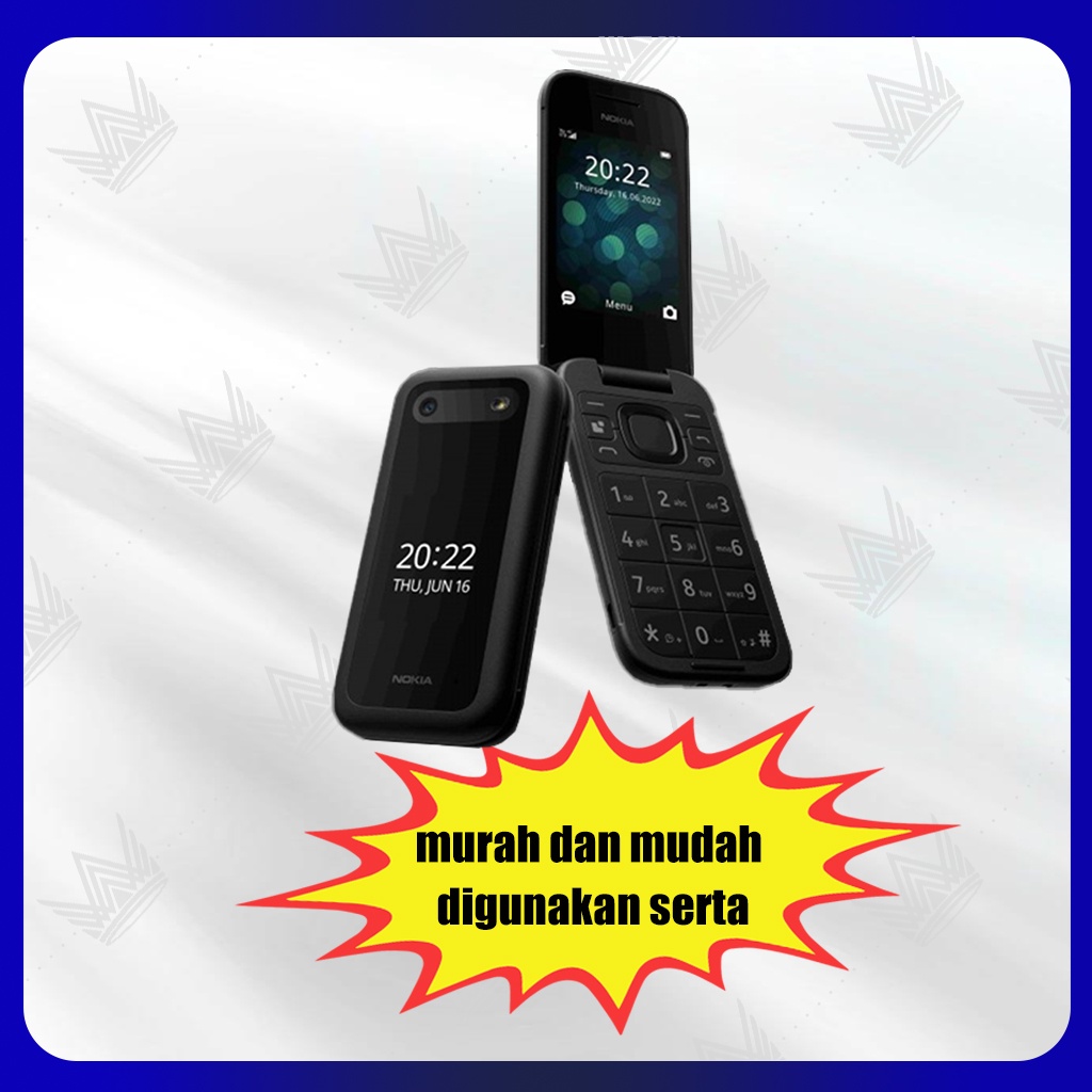 HANDPHONE NOKIA 2660 FLIP Phone 2G DUAL SIM GARANSI HP JADUL NOKIA JADUL LIPAT