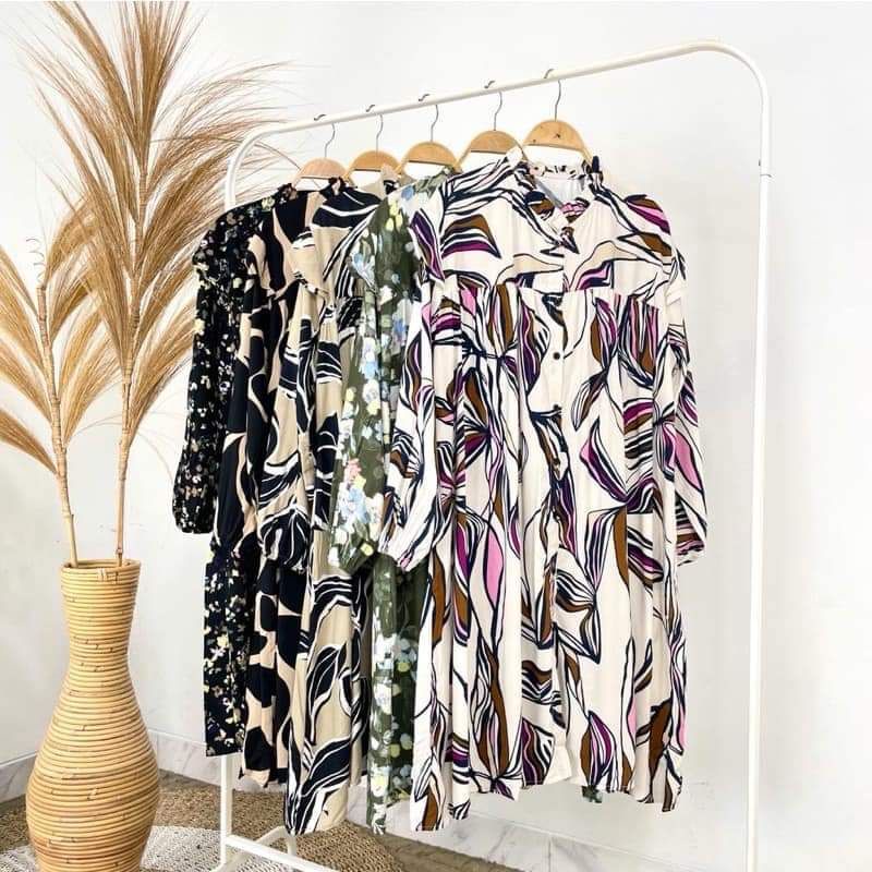 Long tunik rayon twill