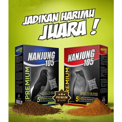 Pakan Burung Ebod Nanjung 105 I Murai kacer anis cucak dll