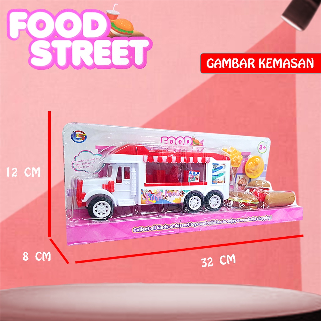 Mainan Mobil-Mobilan Makanan / Food Street Toys LI8 JSP