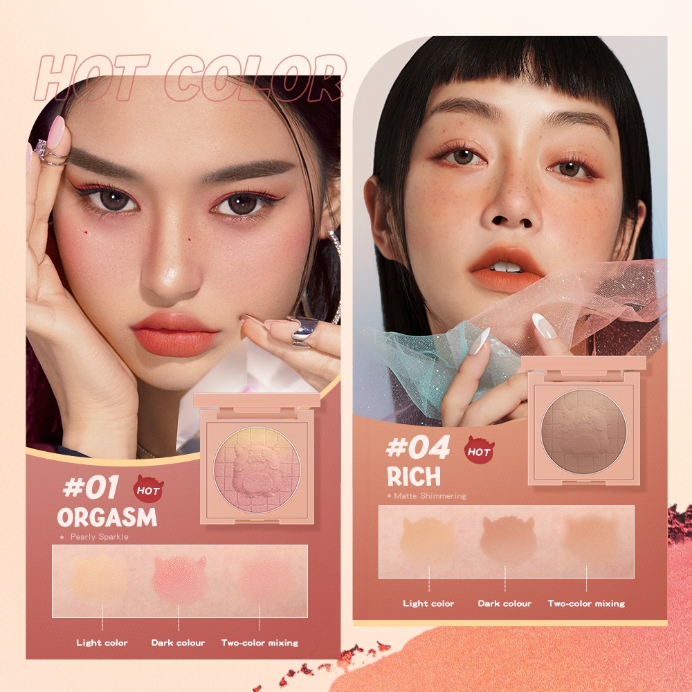 (READY &amp; ORI) Banxeer Pink Cheek Mist Sweetheart  Monster Blush Blushon Powder BM14