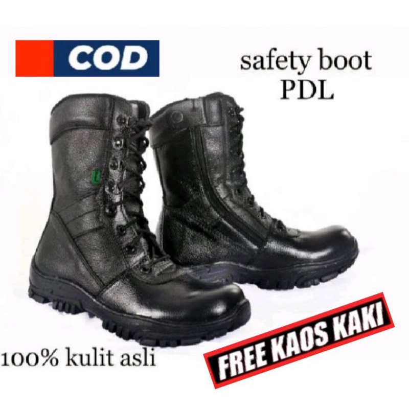 Sepatu PDL TNI POLRI KULIT SAPI ASLI