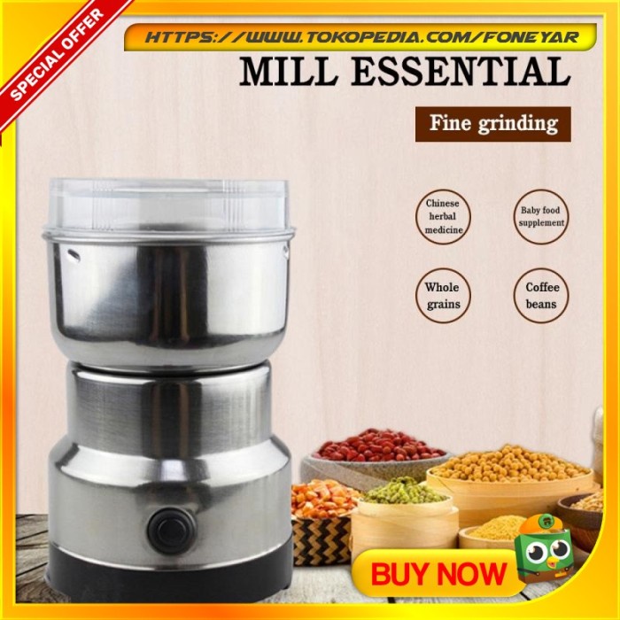 blender BLENDER MINI BUMBU PENGGILING KOPI KERING ELEKTRIK MINI PORTABLE(J9N8) Blender Bumbu Termura