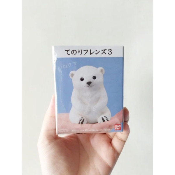 Bandai Tenori Friends 3 Animal Figure - Polar Bear (Beruang Kutub)