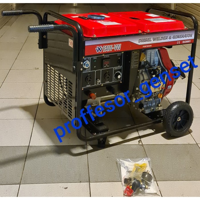 Genset las diesel 200 ampere 5000 watt solar FAW-VW FDW180ARE portable