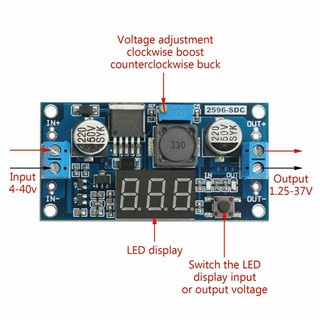 LM2596S Buck Converter DC to DC Step Down Power Module Voltage Regulator Stabilizer Tegangan DC