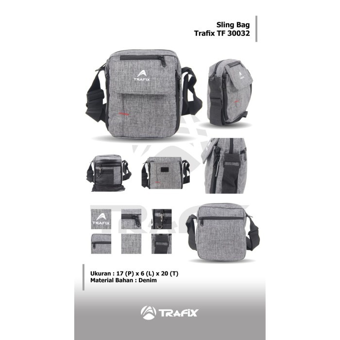 [KLIKTAS] Tas slempang pria TRAFIX - TF 30032 - sling bag gaul