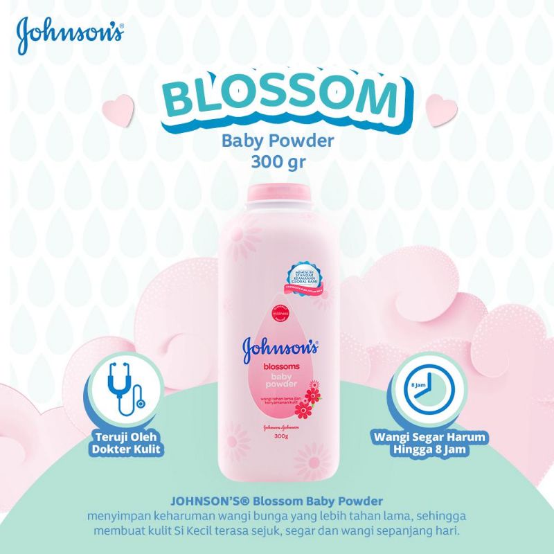 Jhonson's Blossom Baby Powder 300gr | Bedak Bayi