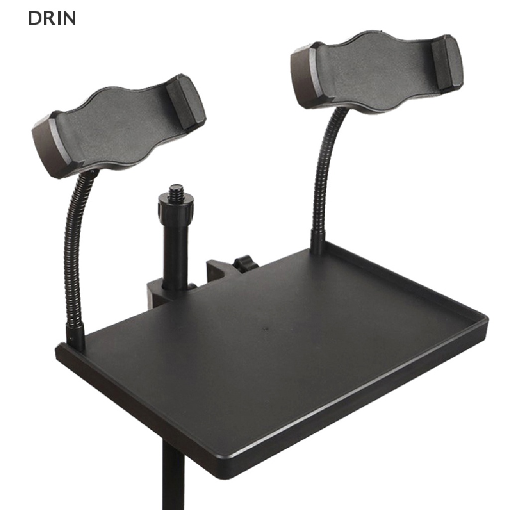 Dr 1Set Microphone Stand Sound Card Tray Live Microphone Plastik Stand Mikrofon Hidup Stand Tray Tripod Aksesoris Studio Broadcasg vn