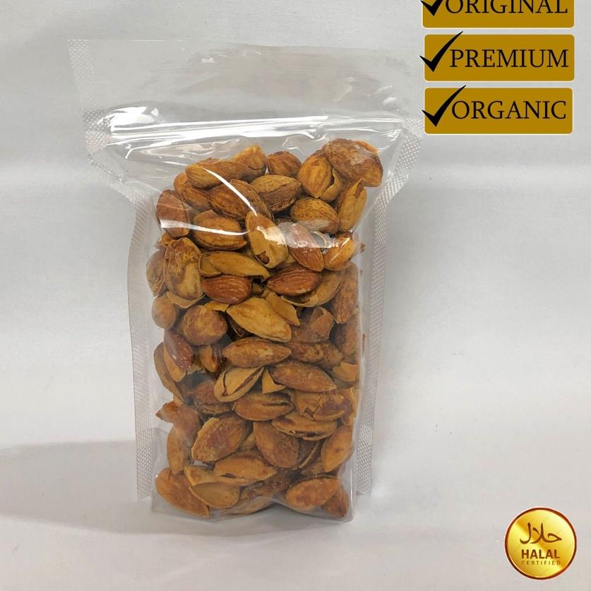 

End Year!! | [FG2] | Kacang almond panggang Roasted almond 250gr Premium Elshanum Oleh-oleh Haji dan Umroh