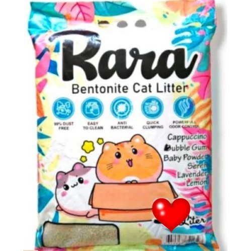 Pasir Kucing Rara 1kg Gumpal Wangi Kekuatan Gumpal Super