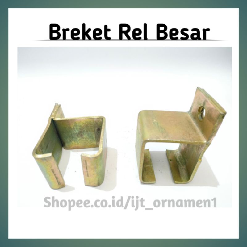 Breket Rel Braket Besar Rel Atas Handerson Pintu Besi