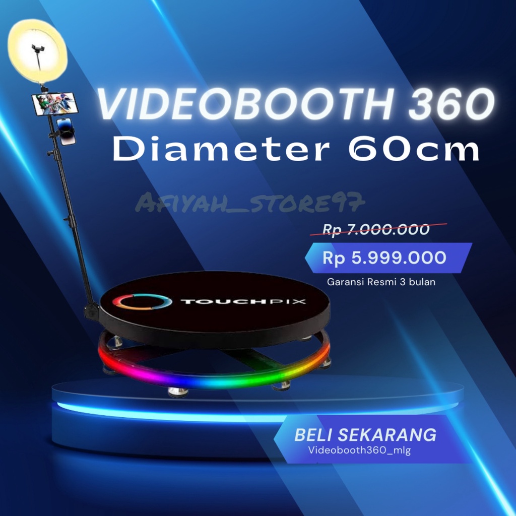 360 Video Booth 360 Photo Booth 360 Video Selfie 360 Monopod untuk Pengoperasion 360 video Spinner