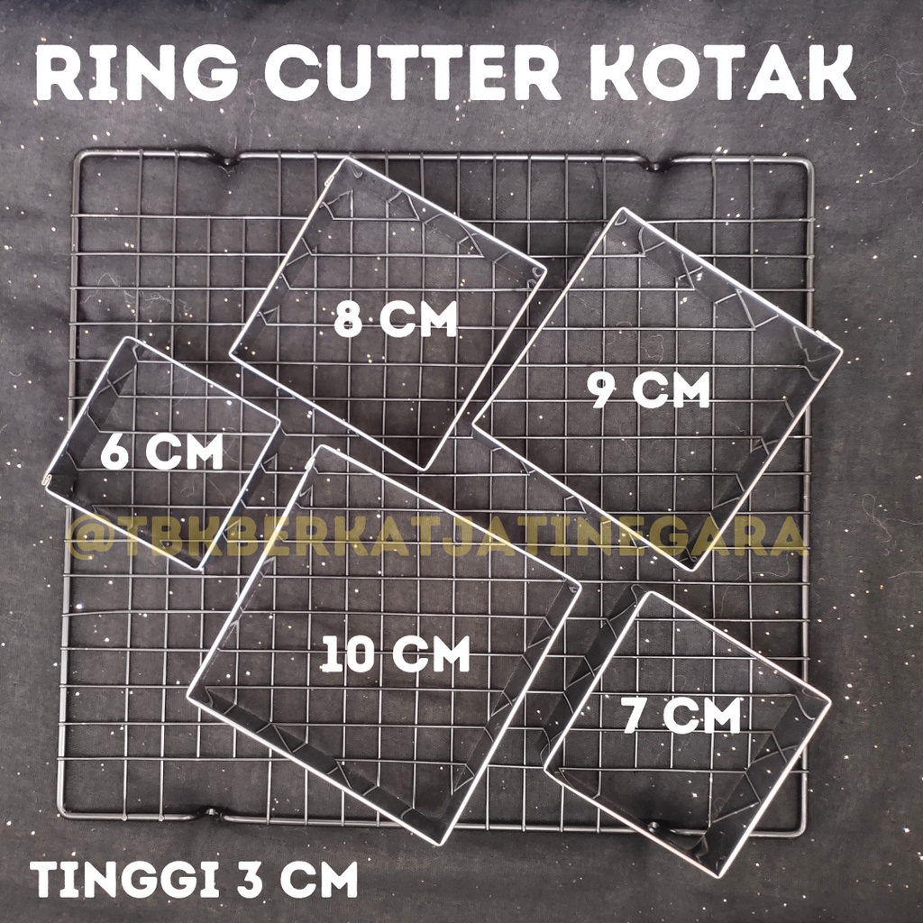 RING ROTI KOTAK/ RING CUTTER KOTAK / RING ROTI KOTAK STAINLESS