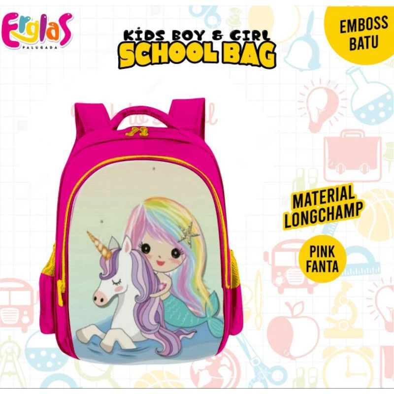 KID BOY & GIRL SCHOOL BAG BY ERGLAS