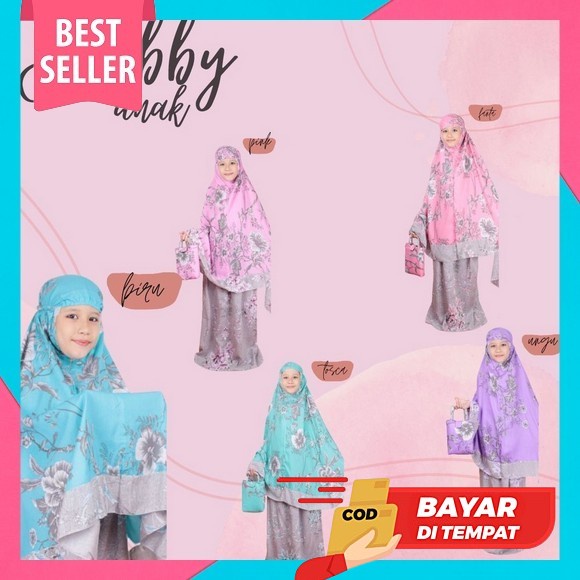 Mukena Travel Ayana By Reyscarf.Id - Mukena Dewasa Bahan Premium Rayon Viscose Adem Nyaman Dipakai -