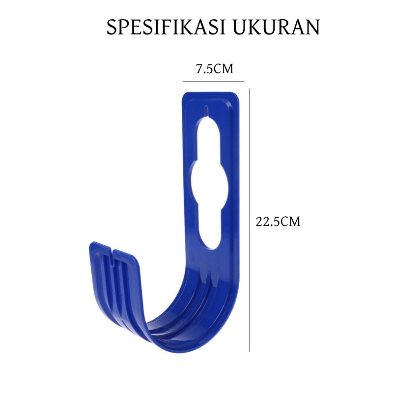 [M7] GANTUNGAN SELANG AIR TAMAN PVC / HOLDER SELANG AIR / HOSE HANGER / GANTUNGAN SELANG AIR CUCI MOBIL SERBAGUNA