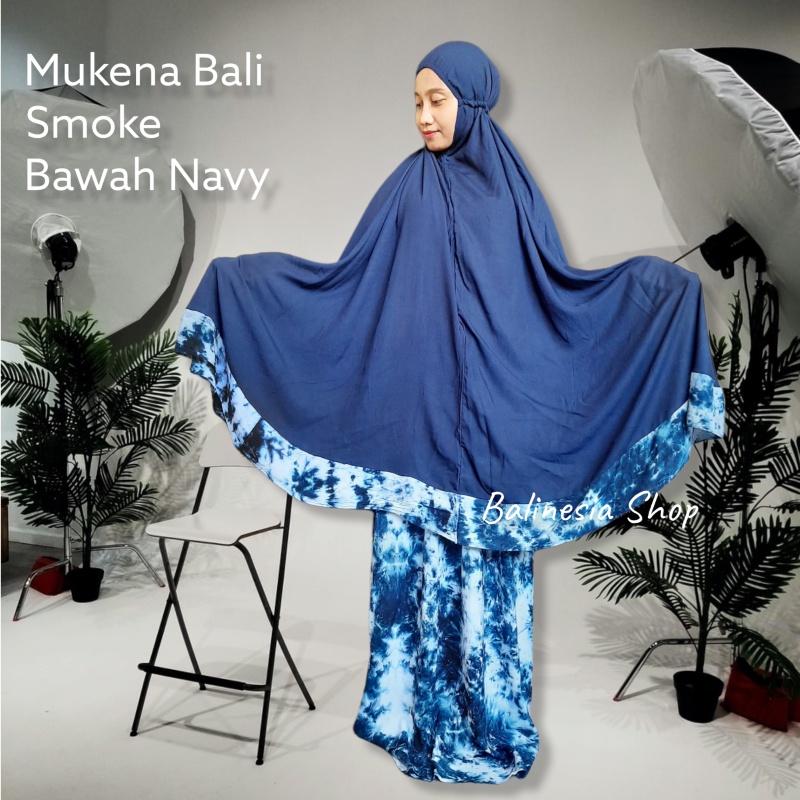 MUKENA BALI SMOKE BAWAH KATUN RAYON