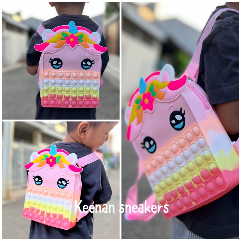Tas pop it tas hello kitty tas anak tas sekolah tas ransel pop it