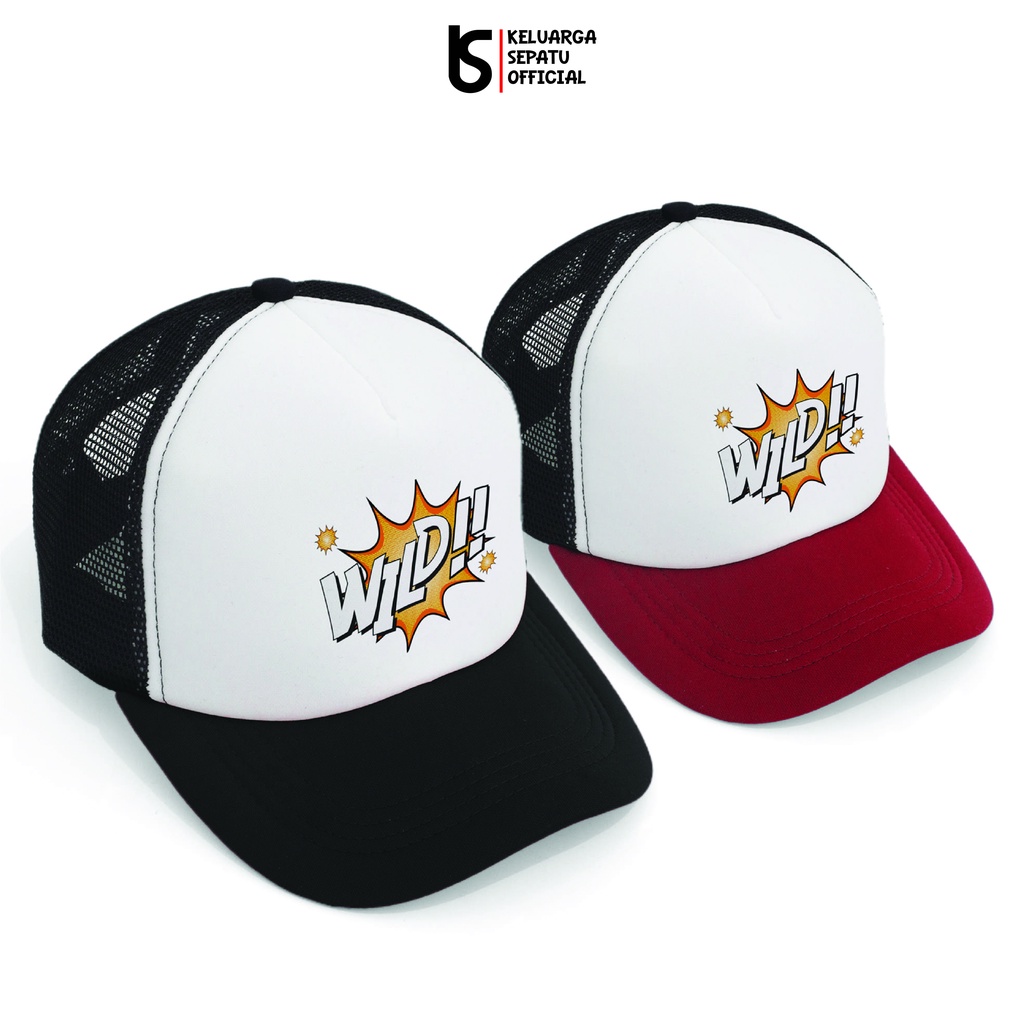 TOPI PRIA TOPI DISTRO TOPI TRUCKER LAKI LAKI SABLON WILD TOPI DEWASA MURAH KECE