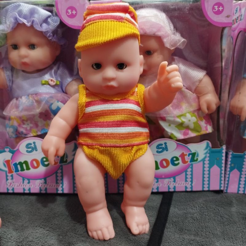 mainan baby si imut lucu bisa bernyanyi bahan karet elastis termurah