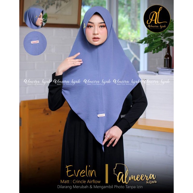 jilbab crinkle jumbo ped antem/ kerudung krinkle airflow import jumbo soft ped sabit