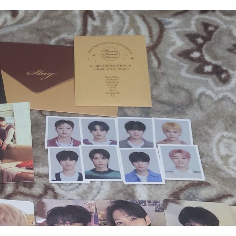(Ready INA / On Hand) ID Photo OT8 Stray Kids SKZ STAY 3rd Gen Membership Kit