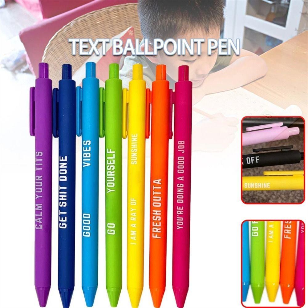 【 ELEGANT 】 Bolpoin Bolpoin Perlengkapan Sekolah Novelty Sister Gift Tinta Pulpen Tulisan 0.5mm Pulpen Lucu