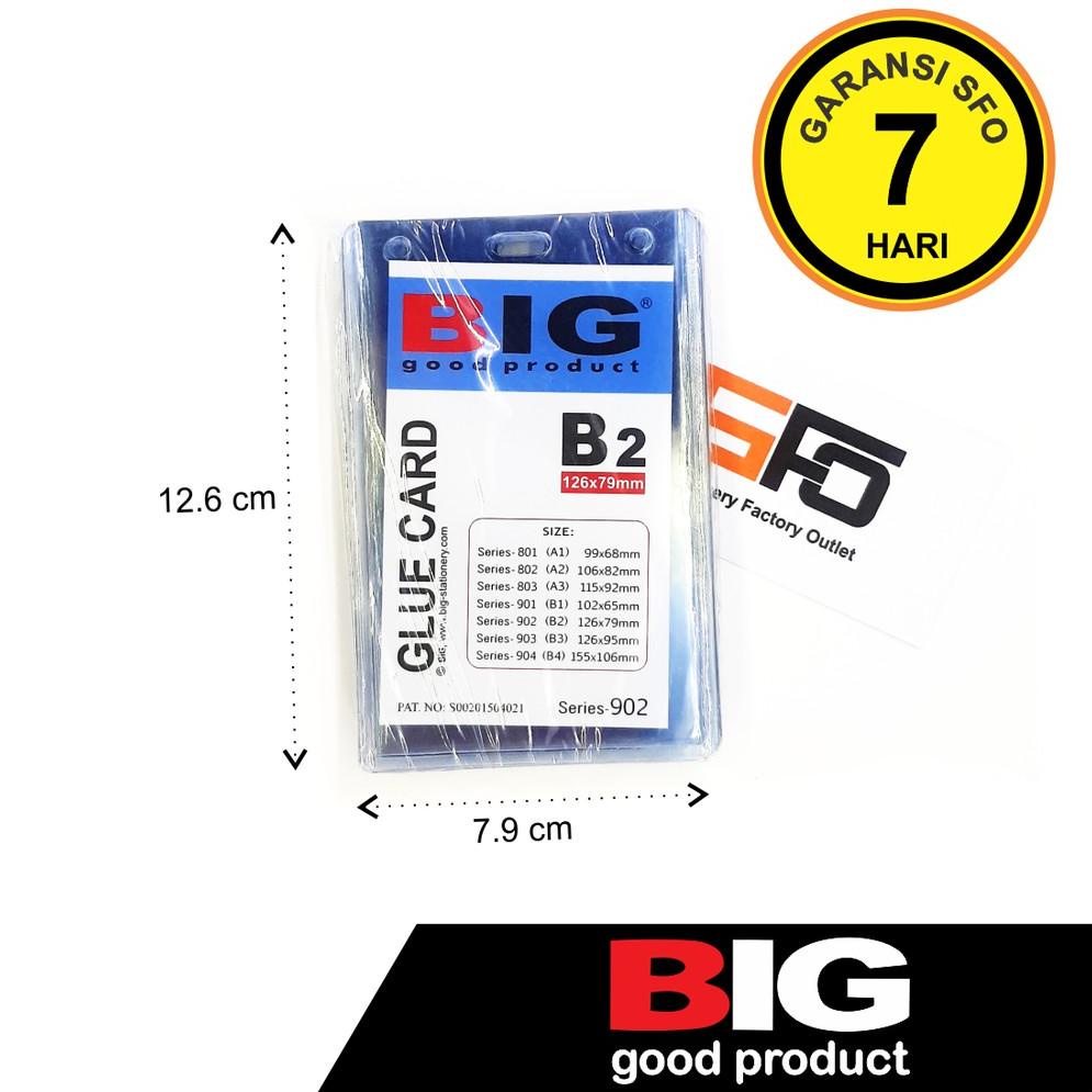 

[BQ0EJ7882] ID Card Mika Big B2 126mm x 79mm (Name Tag / Glue Card / Card Holder)