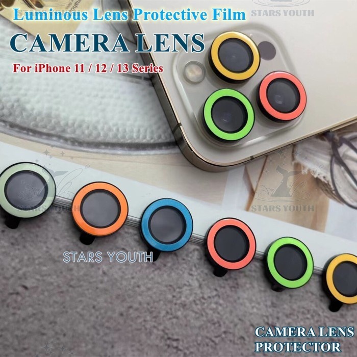 Luminous Temper GLass Kamera Lens Protector iPhone 11 PRO MAX 12 PRO MAX