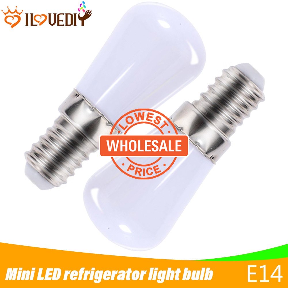 [Harga Grosir] E14 Bohlam Kulkas Mini Indoor Lampu Bohlam Lemari Jahit Kulkas Freezer Lampu Bohlam Rumah Tangga Tergantikan 220V Screw Bulb LED Spotlight Bulbs Untuk Kamar Tidur