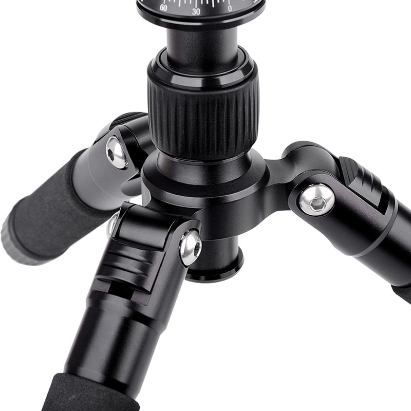 Xiletu Tripod Mini 5 Section Portable Aluminium with Ball Head - M225S - Black