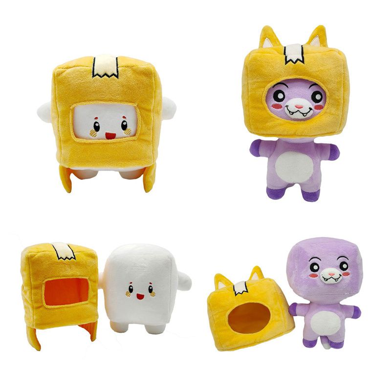 【Ready Stock】Lankybox Plush Soft Cute Stuffed Toy Kid Game Figure Plushie Doll