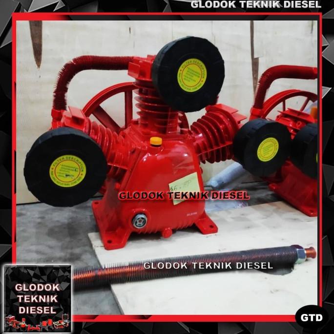 NEW SALE KEPALA KOMPRESOR 5 HP / BARE COMPRESSOR HEADPUMP AIR COMPRESSOR 5 HP TERBAIK