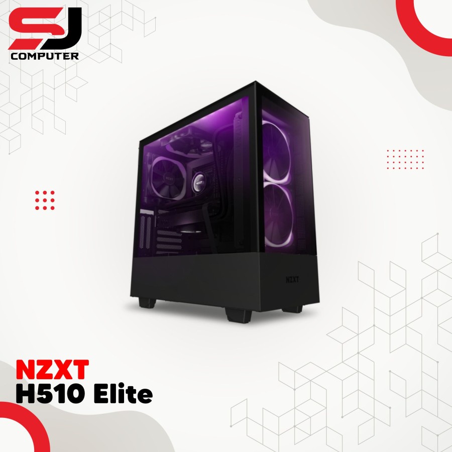 NZXT H510 Elite With Type-C Port Casing PC CA-H510E-B1