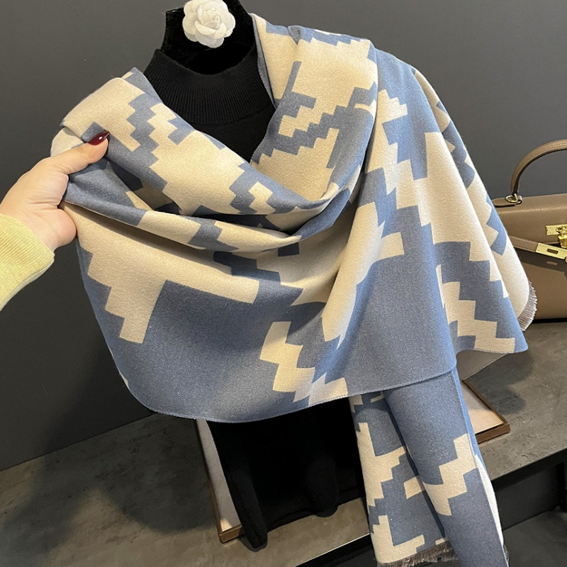Syal &quot;Era&quot; 65 x 190 Anggun motif yang mewah Bahan High Grade Cashmere Immitation
