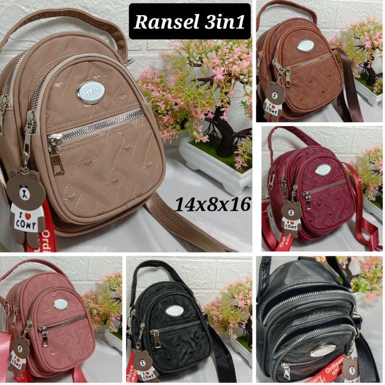 TAS RANSEL CIBAO MINI WANITA  3in1 ‑ MLN.24Ja23ι