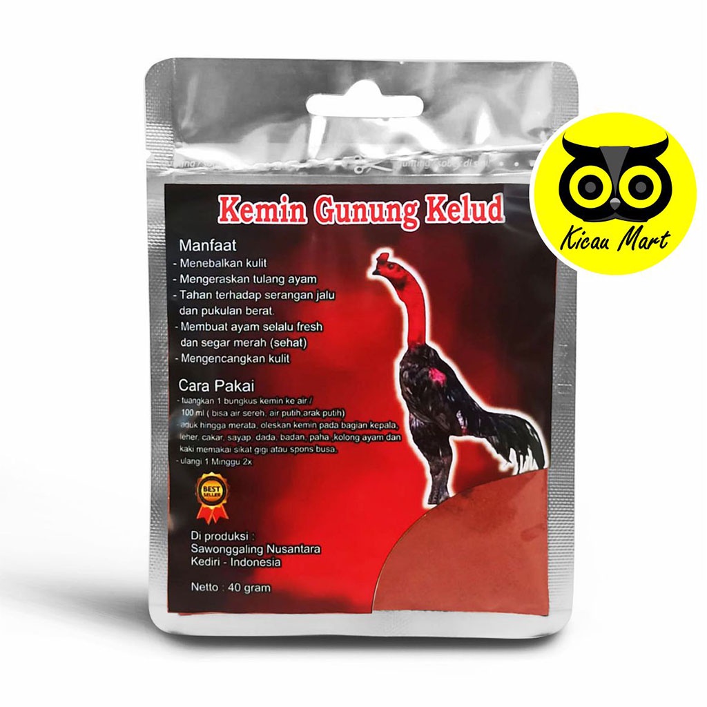 Obat Gosok Ayam Jago Ramuan Kemin Gunung Kelud Kemasan Sachet Vitamin Obat Anti Turun Urat Menebalkan Mengeraskan Kulit Ayam Jago Bangkok Tarung Laga Aduan Merah Kuat Kokoh