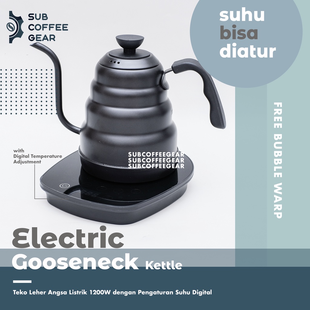 KETEL LISTRIK SUHU BISA DIATUR KETTLE ELECTRIC GOOSENECK KETTLE TEKO LEHER ANGSA LISTRIK KETEL ELEKT