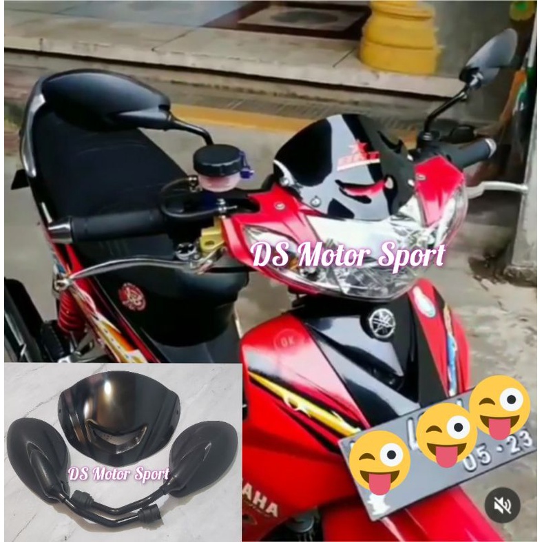 TERMURAH PAKET MURAH VEGA R NEW VISOR VEGA R NEW PLUS SPION VEGA R NEW
