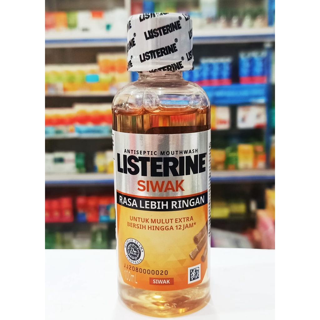 Listerine Siwak 100ml - Antiseptic Mouthwash Kumur Mulut