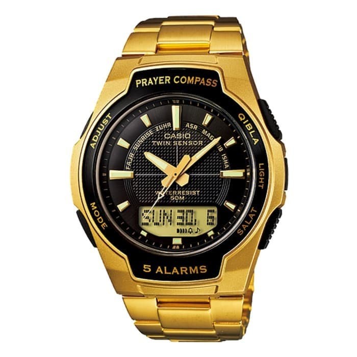 Jam Tangan CASIO CPW-500HG-1A Analog Digital Stainless Steel Man Pria Murah Original