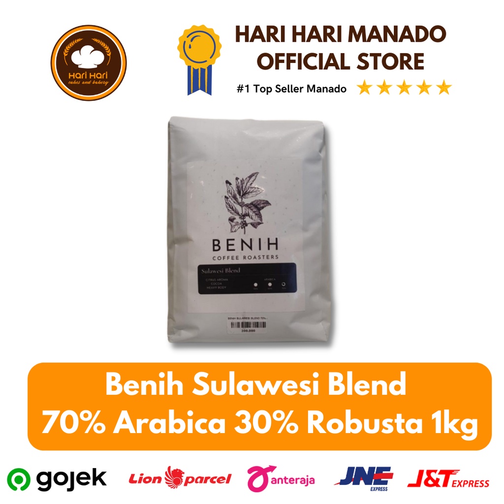 

Benih Sulawesi Blend 30% Arabica 70% Robusta 1kg