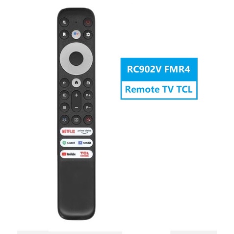 Remote smart TV TCL NETFLIX YOUTUBE Google Voice Bluetoth 75S434 43S446 50S446 50S546 55S446 /  RC902V FMR4