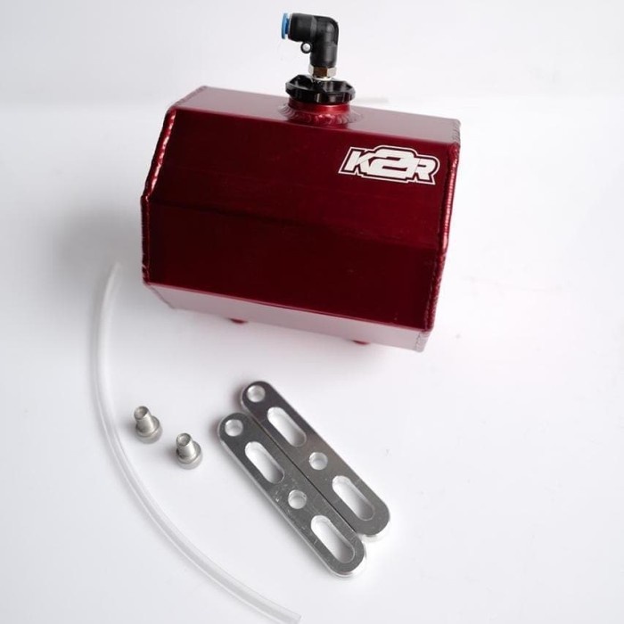 Tangki Depan Motor Drag Almunium Blue Red  STOK TERBATAS