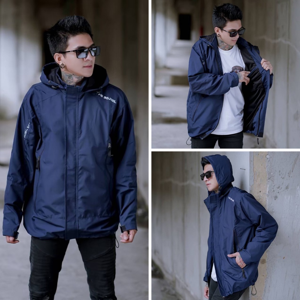 The Bojiel Jaket Parasit Pria Wanita Combi Multiwarna Terbaru Code ZN1 TASLAN WATERPROOF TYPE MEDIUM