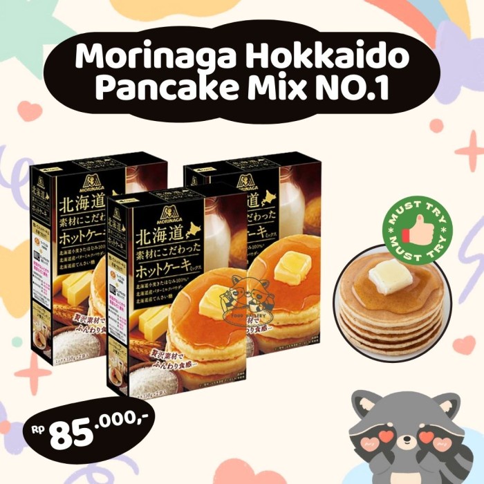 

Past Morinaga Hokkaido Pancake Mix No.1 Japan