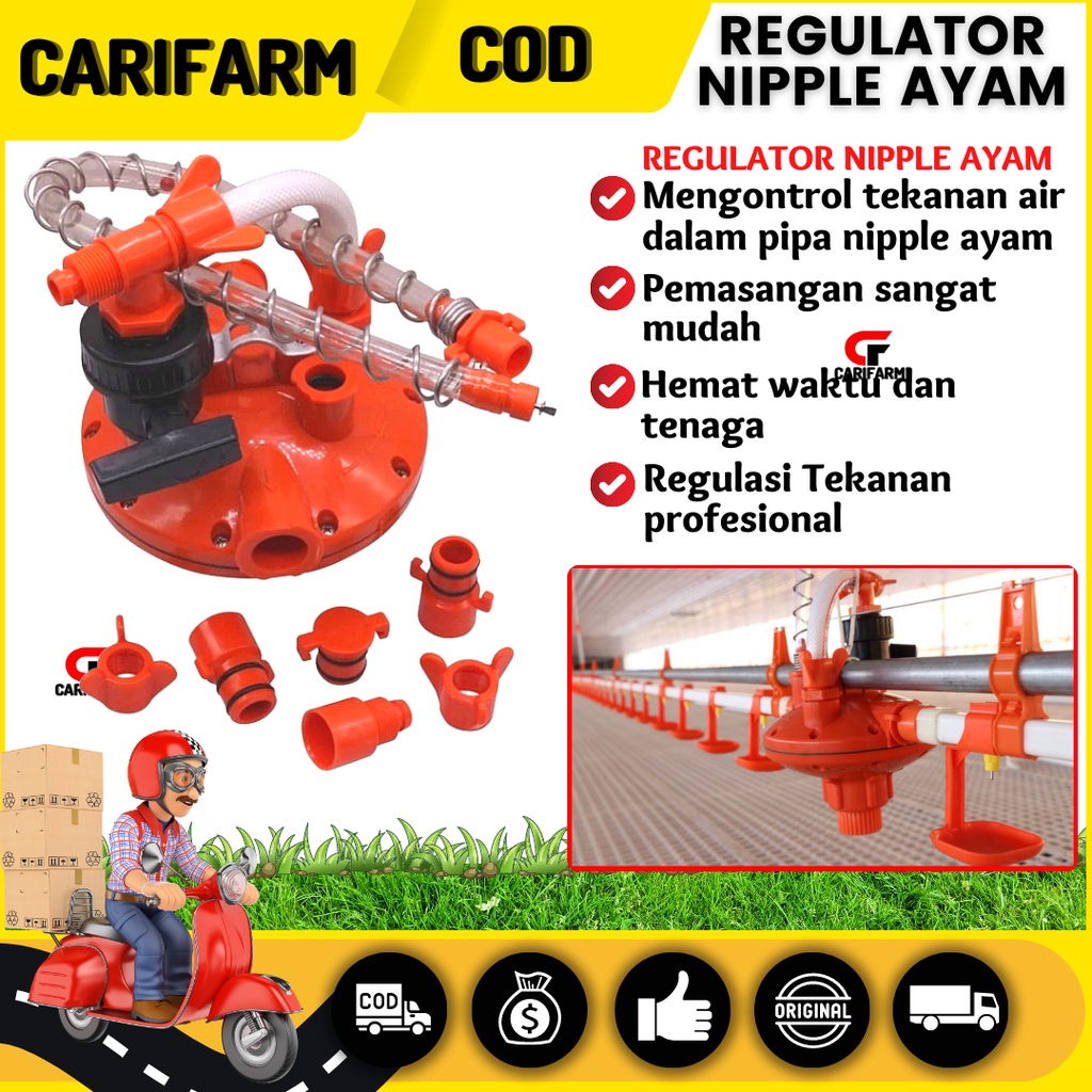 Regulator Nipel Minum Unggas Ayam Puyuh Bebek