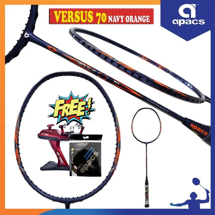 Raket Apacs Versus 70 Raket Badminton Original