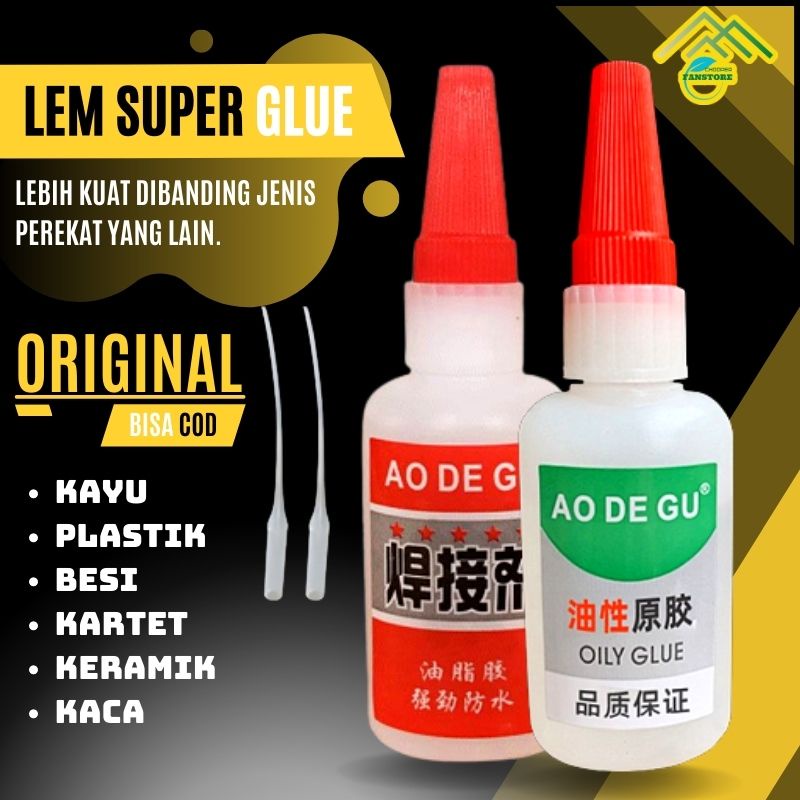 

Lem Super Glue 50gr Perekat Kuat Lem Korea Sepatu Sandal Lem Setan CP38